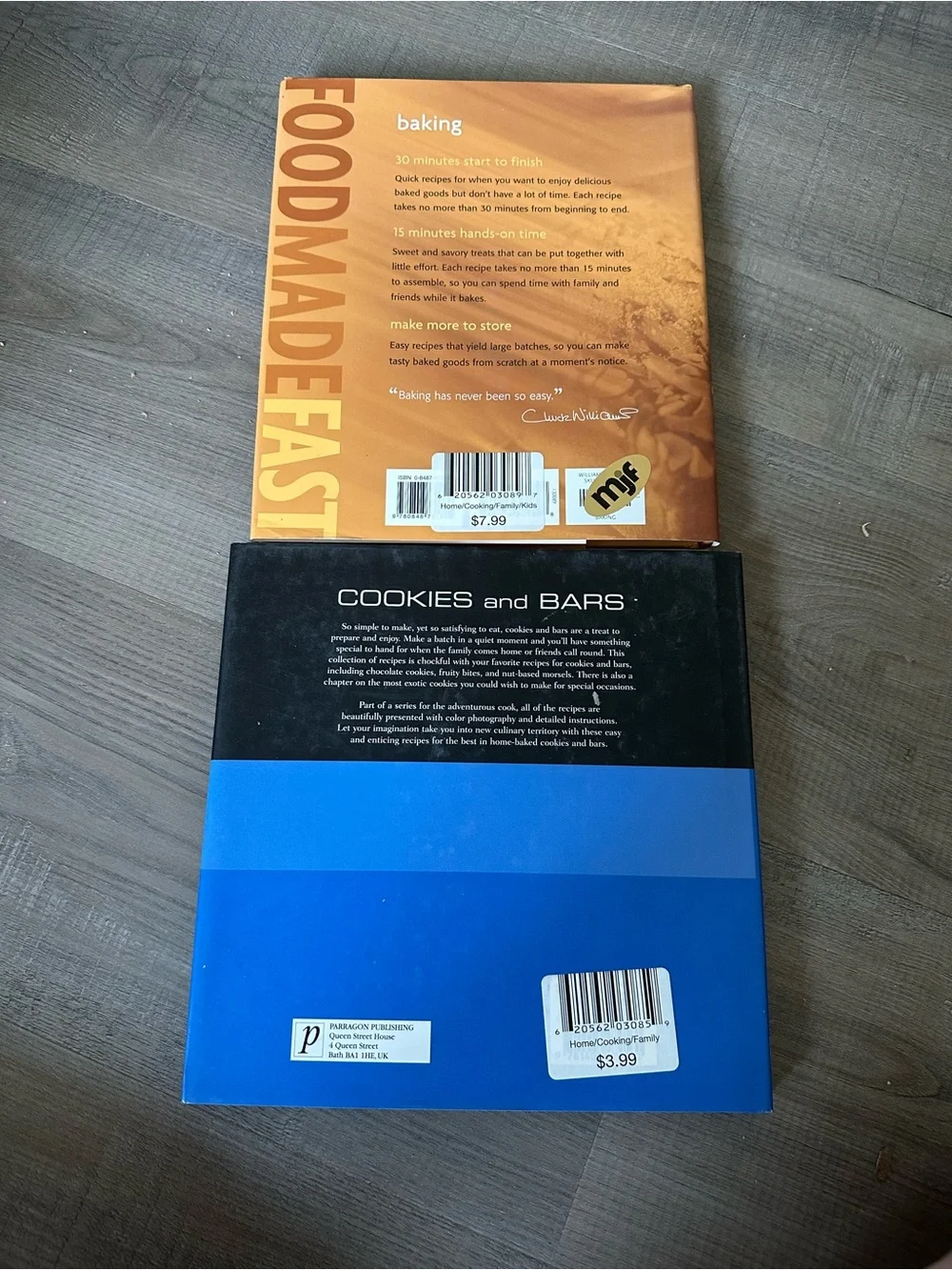 Baking, Cookies & Bars Cookbooks